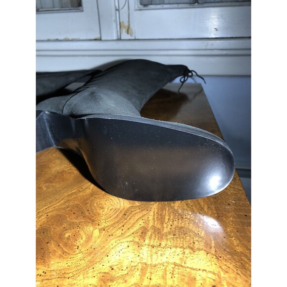 Michael Kors Knee-High Suede Boots (Bundle)-Black & Tan,Size 10 - Rare Stunning - Picture 7 of 10